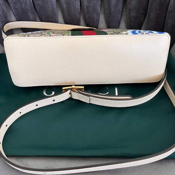 Gucci Ophidia Dome Shoulder Bag Flora GG Coated Canvas Small - Picture 6 of 12